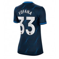 Billiga Chelsea Wesley Fofana #33 Borta fotbollskläder Dam 2023-24 Kortärmad